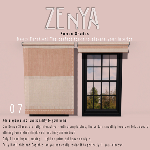 ZENYA - Roman Shades 07