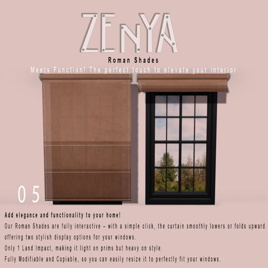 ZENYA - Roman Shades 05