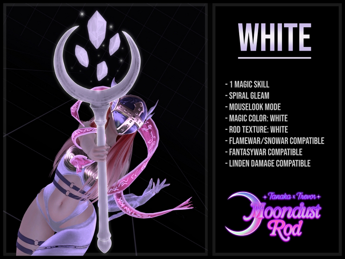 [TANAKA x TREVOR] - MOONDUST ROD - (WHITE)
