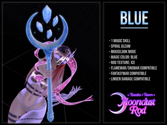 [TANAKA x TREVOR] - MOONDUST ROD - (BLUE)