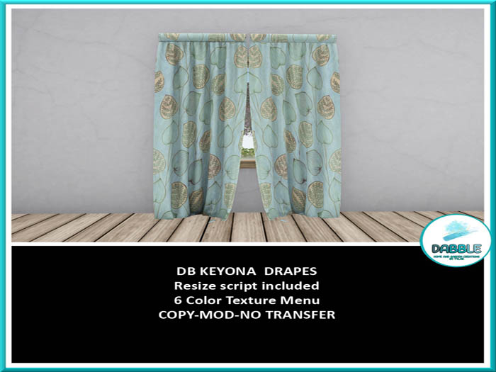 DB KEYONA DRAPES add me