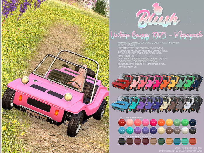 BLUSH - Vintage Buggy 1975 - Megapack