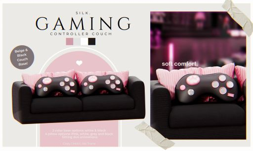 SILK: Mini Game controller Couch (FATPACK) 