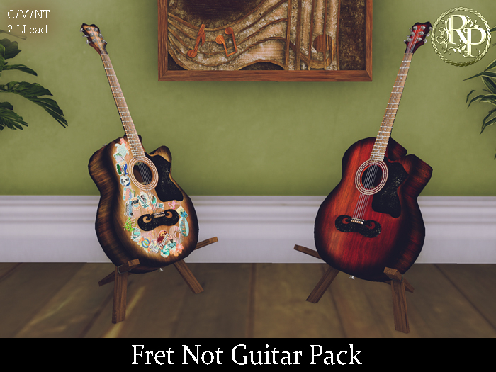 (RP) Fret Not Guitar Decor Pack