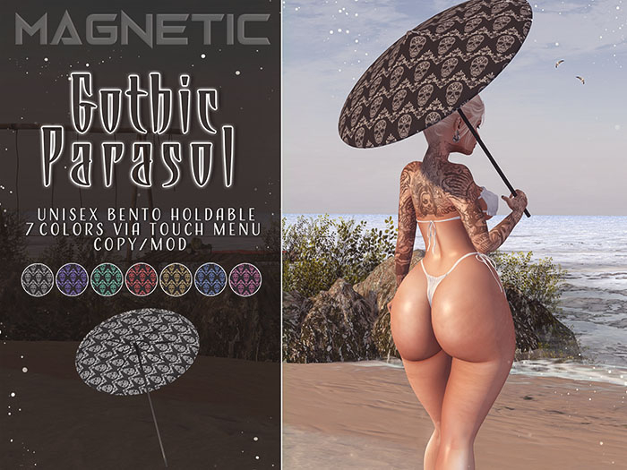 Magnetic - Gothic Parasol