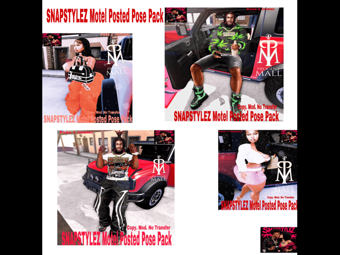 SNAPSTYLEZ Motel Posed Pose Pack