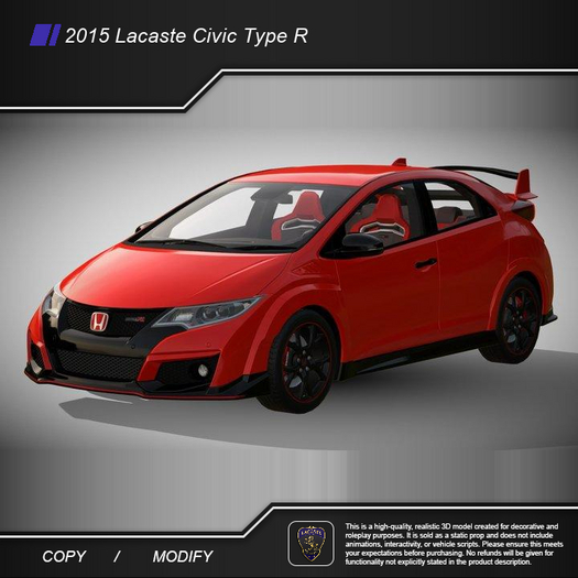 2015 Lacaste Civic Type R