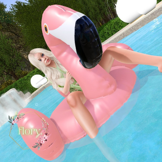 flory. Flamingo Floater (PBR) Rotating