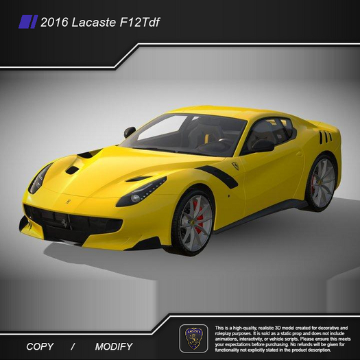 2016 Lacaste F12Tdf
