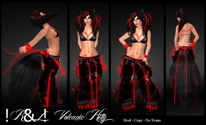 !K&L! Volcanic Kitty Rave Outfit