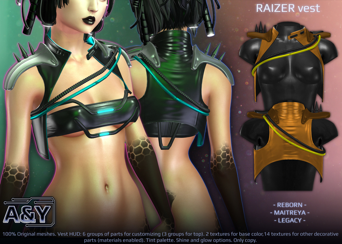 A&Y Raizer Vest - Gold