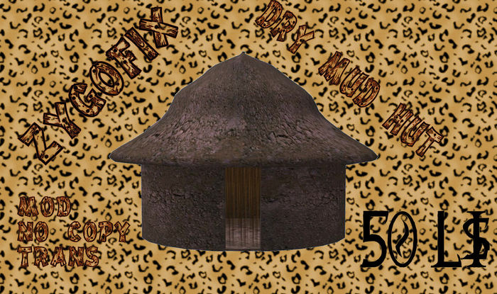 ZYGOFIX dry mud hut (mud roof)