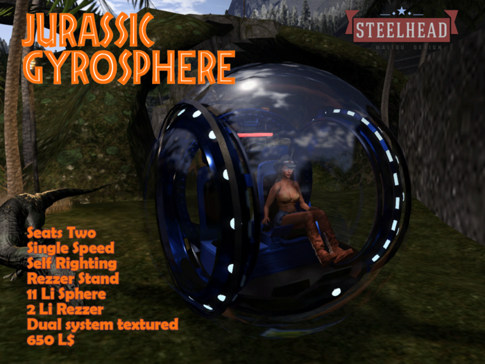 STEELHEAD JURASSIC GYROPSPHERE