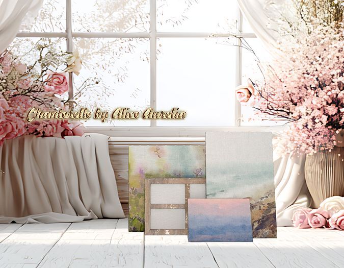 tarte. stacked canvases