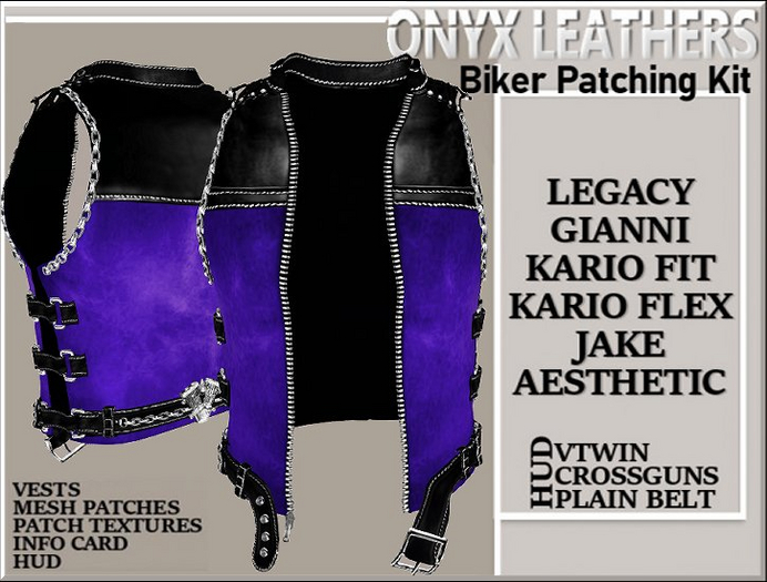 Purple Patch Kit for Men - Straps Versions