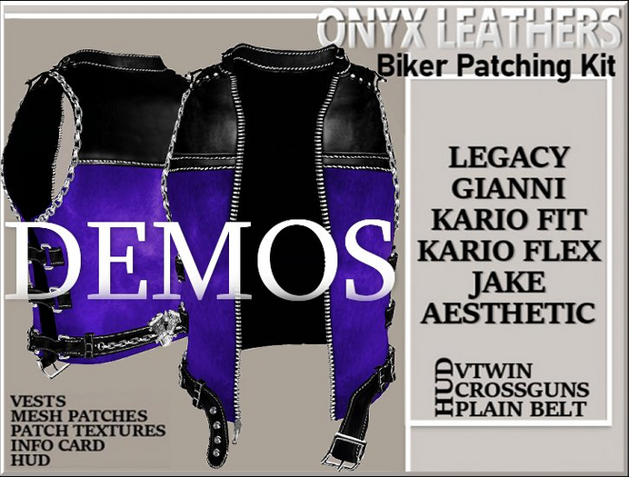 Demos for Purple Patch Kit for Men - Straps Versions