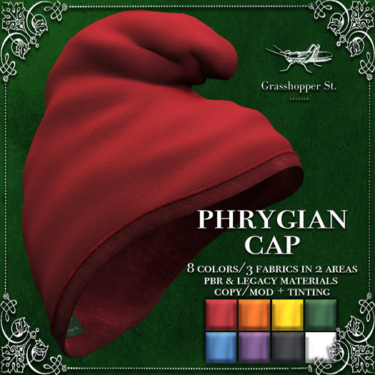 Grasshopper St Phrygian Cap