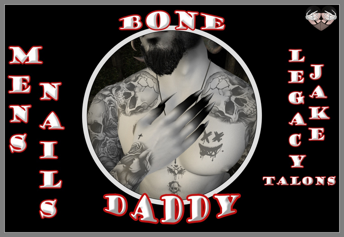 Bone Daddy~ Mens Talon Nails~