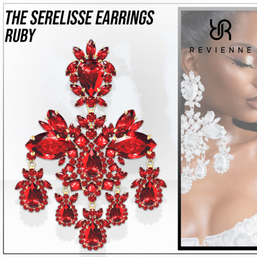 Revienne: The Serelisse Earrings [RUBY]