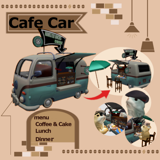 [TL] Coffee Car Hamster BOX