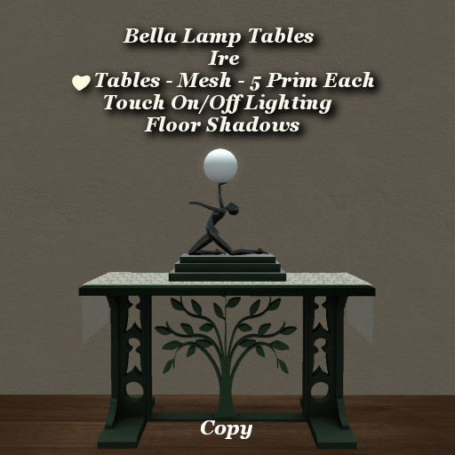 Bella Lamp Table - Ire1