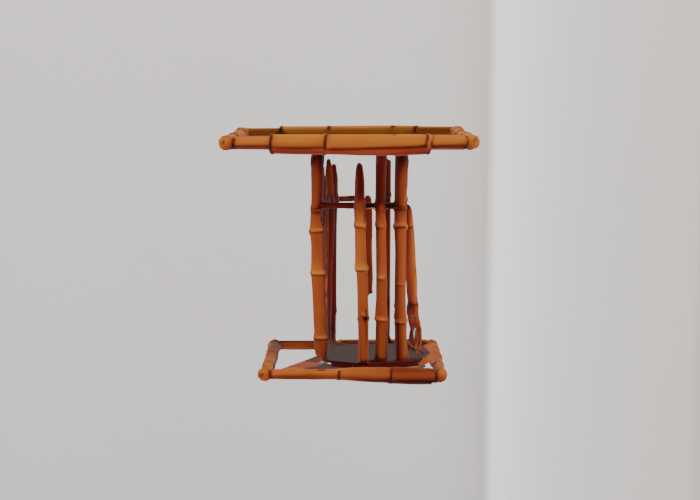 bamboo and bamboo side table - full permission