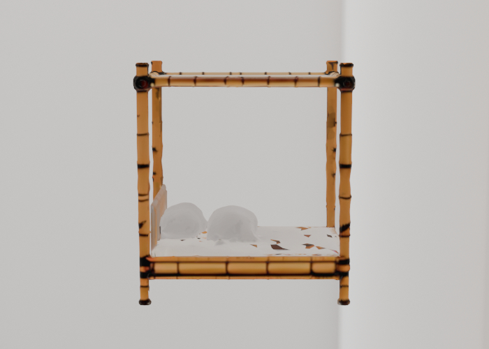 bamboo bed frame 1 - full permission