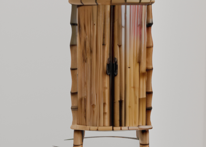 bamboo cabinet with bamboo handles - full permission