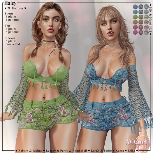 AVAgirl - Haley FATPACK ~ 2k Textures ~ 