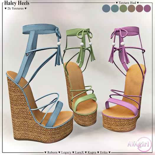 AVAgirl - Haley Heels FATPACK ~ 2k Textures ~