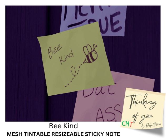 BEE KIND DOODLE - Thinking of You Sticky Note