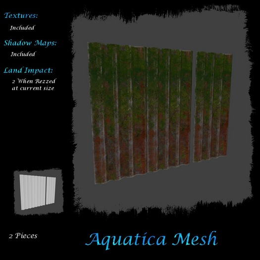 Aquatica Mesh - AM026245 Grunge Wall Panel