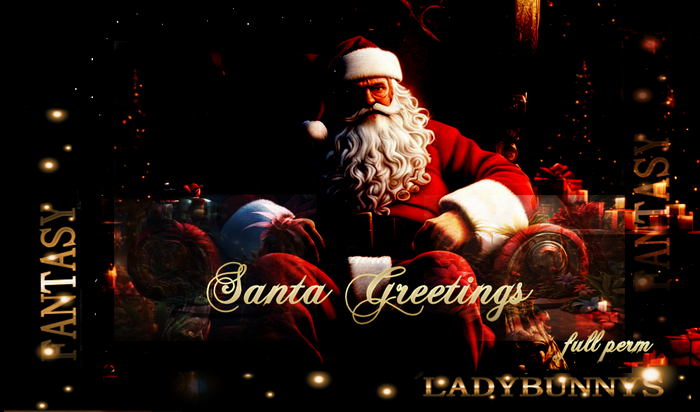 Bunny's sounds -Santa -Merry Christmas -full perm Santa Talking Sounds
