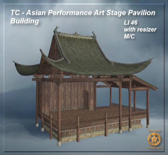 TC - Asian Performance Art Stage Pavilion Building