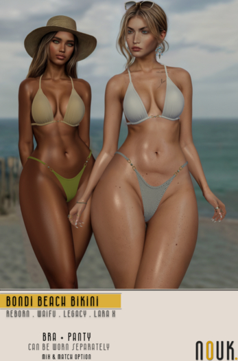 Nouk. Bondi Beach Bikini Neutral Pack