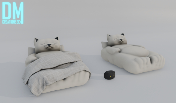 Bed Cat A01 Full Perm Mesh