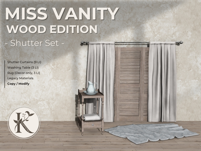 KOPFKINO - Miss Vanity Wood Ed. - Shutter Set