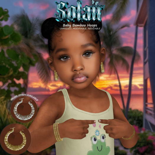 *$olair* Baby Bamboo Earring Set