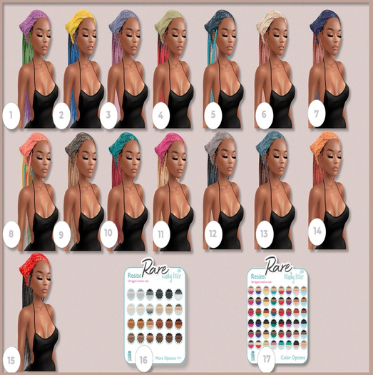 16. *Vanity Hair*:55 Pack-16 RARE