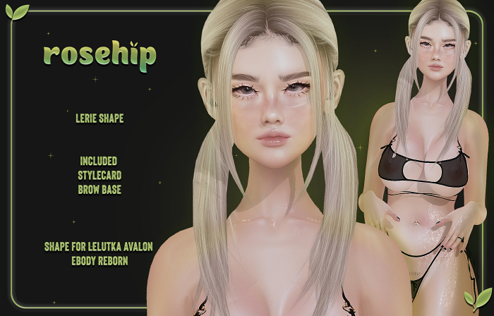 rosehip // lerie shape // lelutka avalon and ebody