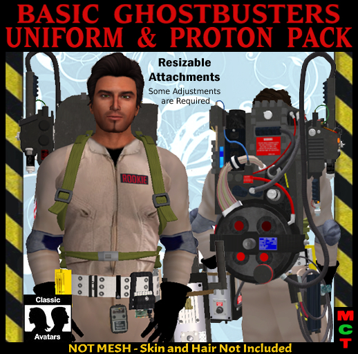 Ghostbusters Uniform ~ Basic Male Version