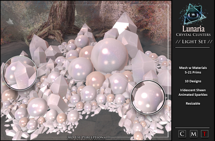 Lunaria Gem Cluster // Light Set
