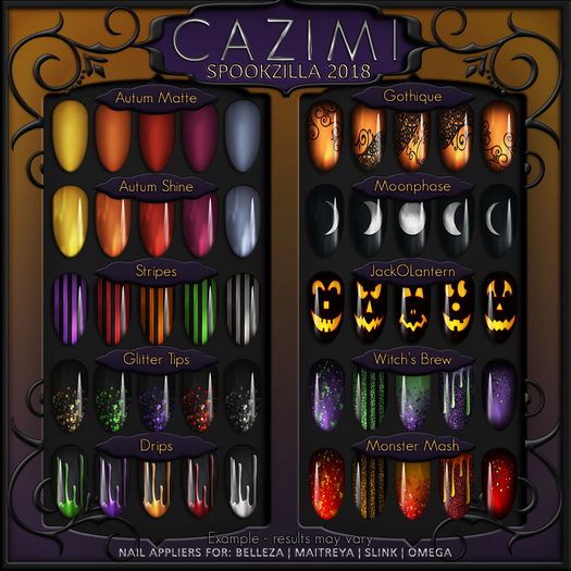 CAZIMI: Spookzilla 2018 Nails - Fatpack