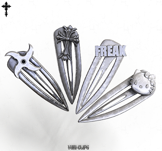 V/ YUKI Clips /SILVER/