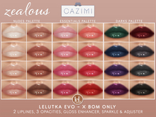 CAZIMI: Zealous Lipstick BOM (Lelutka Evo X) All Colors