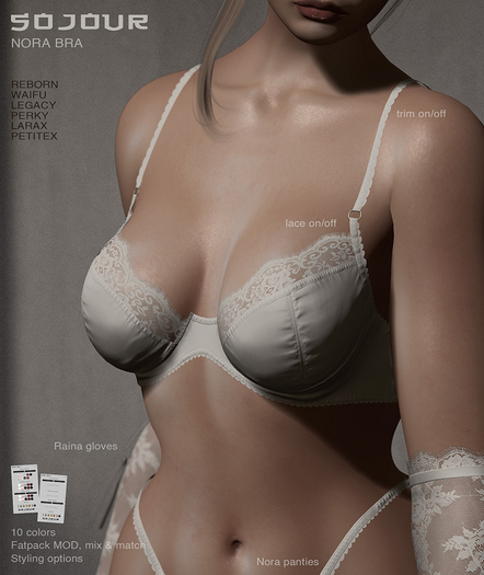 SOJOUR - Nora bra - fatpack