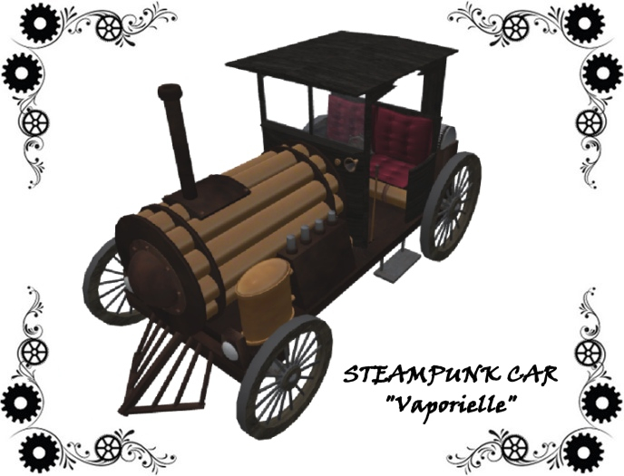 Steampunk car 'Vaporielle'