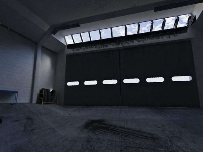 Panorama - Garage w/alpha