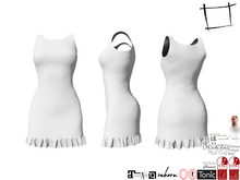 WC1463 Retro Dress With Bottom Ruffles FITMESH