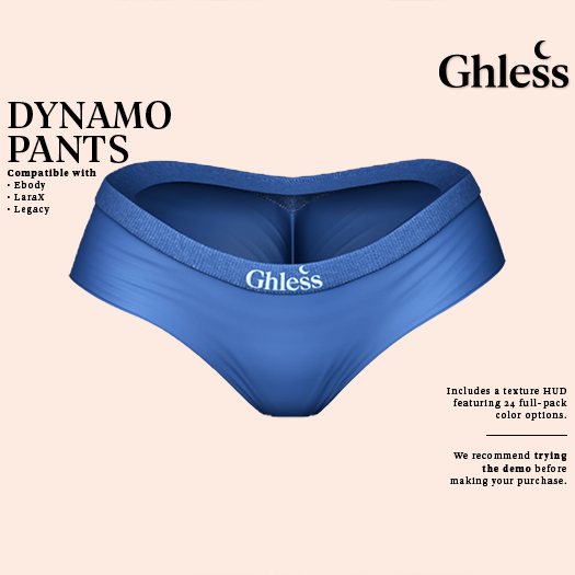 Ghless. Dynamo Panty - Blue
